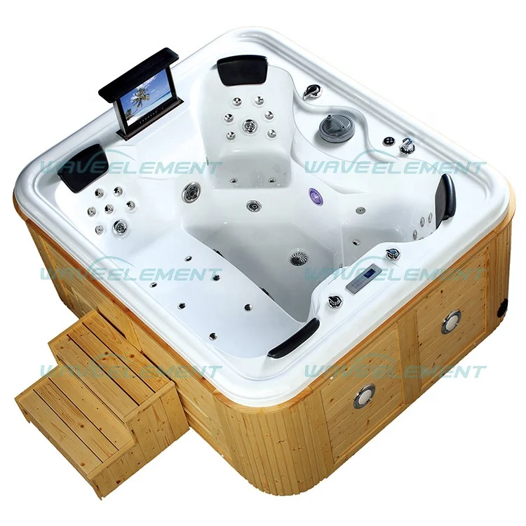 Aromatic bath spa/ bubble spa with ozoner/ balcony hot tub