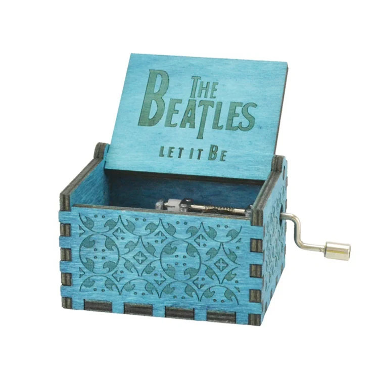 Деревянная музыкальная шкатулка «Let it be hey jude