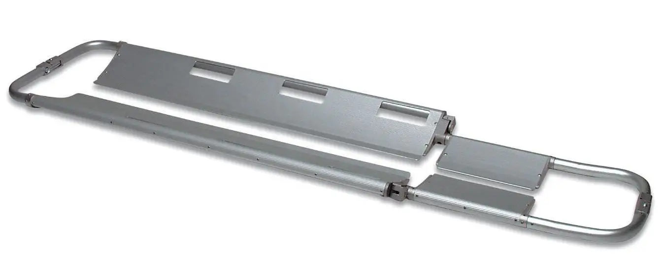 Factory direct supply aluminum shovel stretcher medical first aid folding shovel stretcher multifunctional stretcher