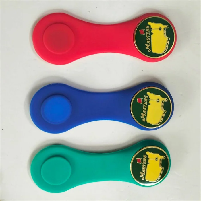 Рекомендуемый заказной горячий продавать резиновый зажим для шляпы Магнитный силиконовый гольфа