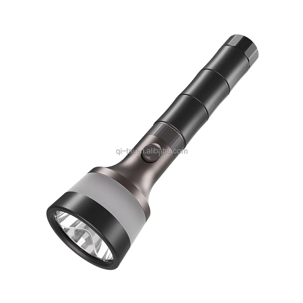 350 Lumens Torch Light Rechargeable Battery Camping  Rechargeable Flashlight   With magnet red light  Aluminium flashlight