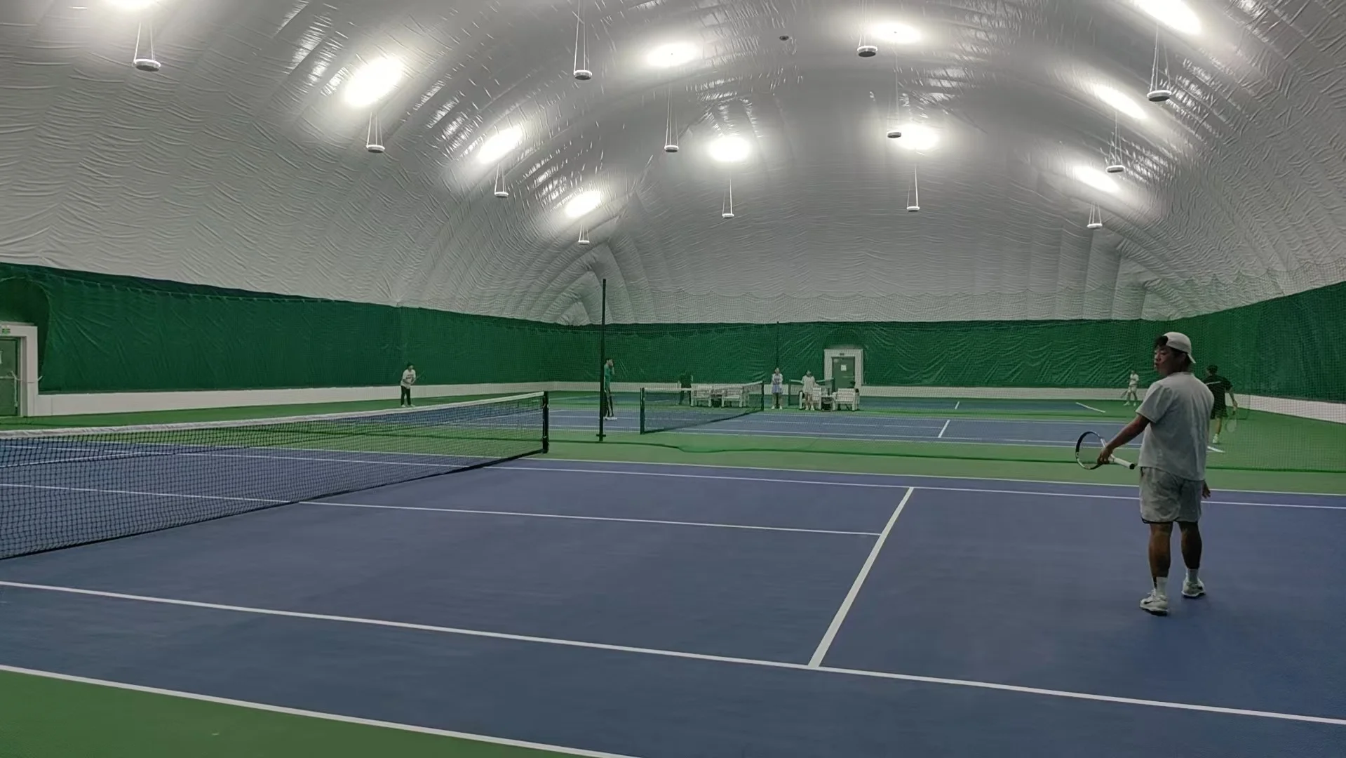 large durable inflatable hall tent for tennis game with perfect quality