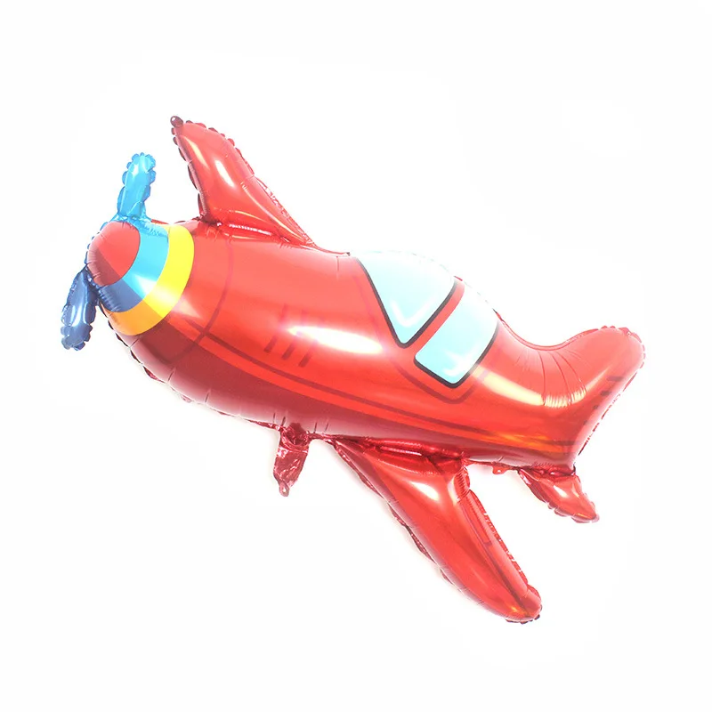 New Airplane Printed Helium Balloon Set Helicopter shaped foil mylar balloons