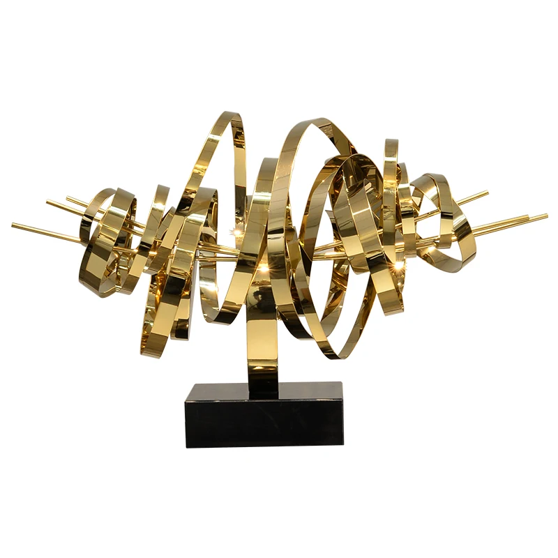 Dali Geometric Stainless Steel Modern Luxury Gift Items Decor Products Decorations For Hotel, Lobby, Model Room And Porch