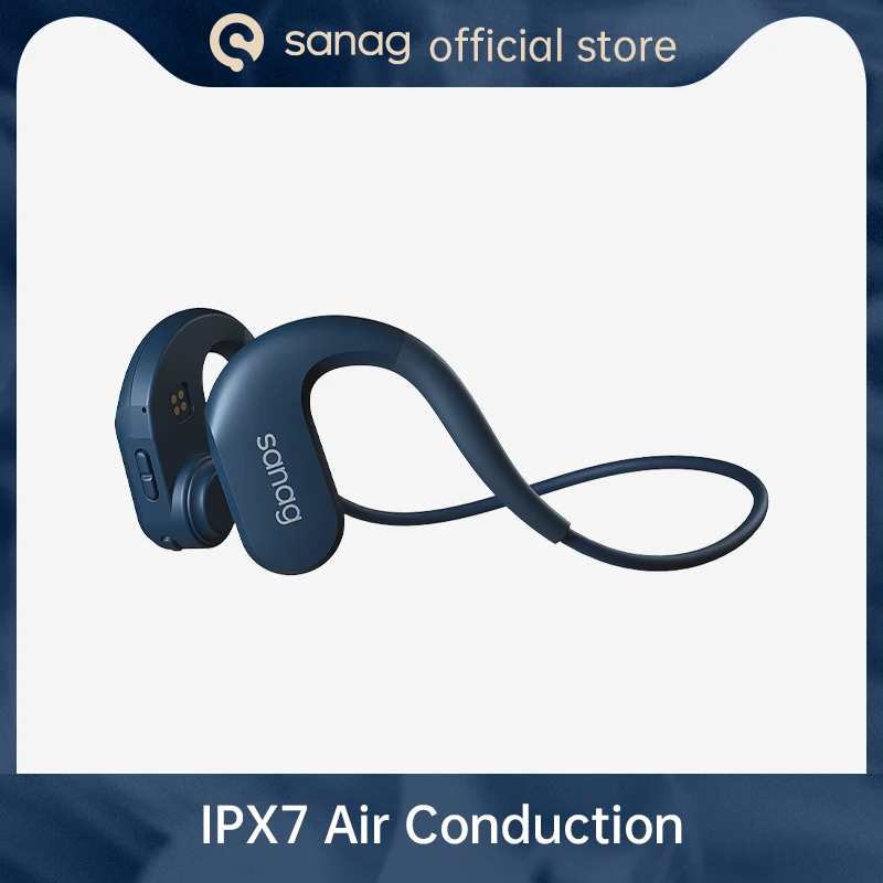 Водонепроницаемые спортивные наушники Sanag A15s Pro Ipx7 с открытым ухом и воздушной проводимостью