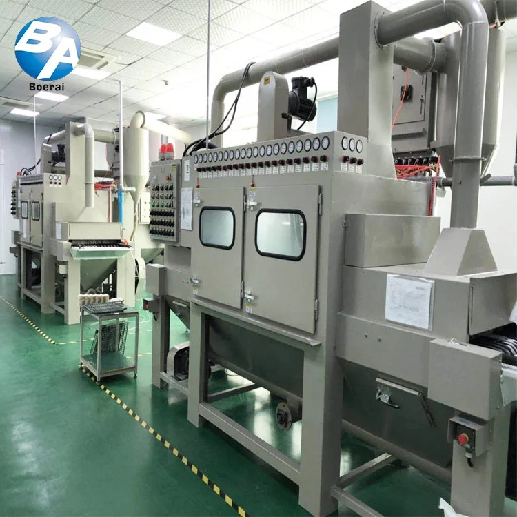 Customized PCL automatic sandblasting machine / of automatic sandblasting production line notebook shell pretreatment sandblasti