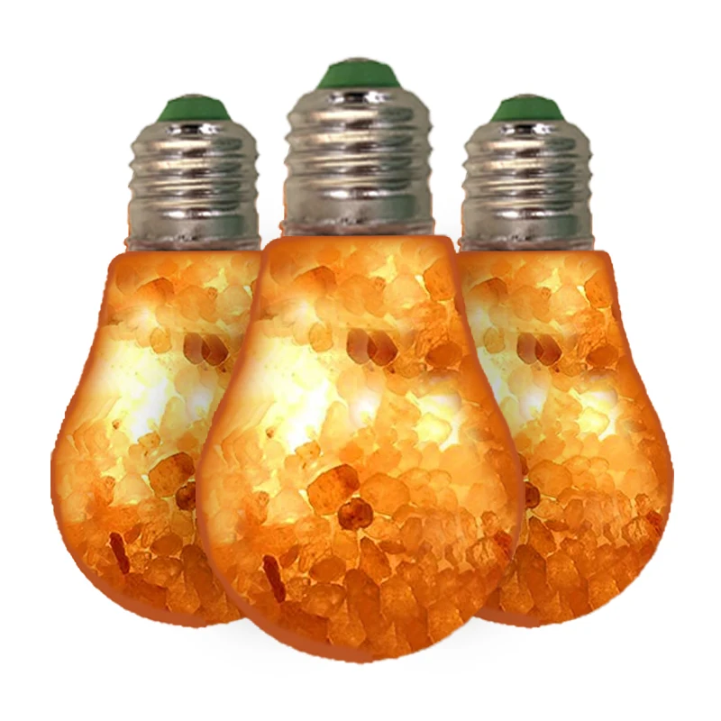 Wholesale Pakistan rock pink salt imalayan Glow Salt Lamp LED Light Bulbs 60-Watt Equivalent Warm Amber Glow 6 Pack 6 Pack