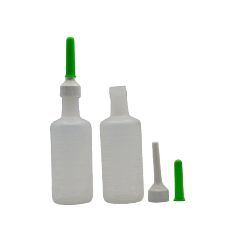 Cheapest 120ml 130ml LDPE Plastic Free Samples Nozzle Squeeze Bottles Pharmaceutical Transparent Glycerin Enema Bottle