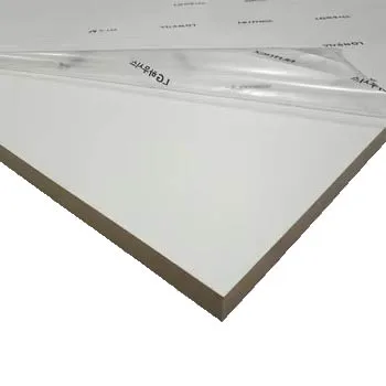 Matte White Color Pet Film Laminated Mdf Board For Kitchen Cabinet