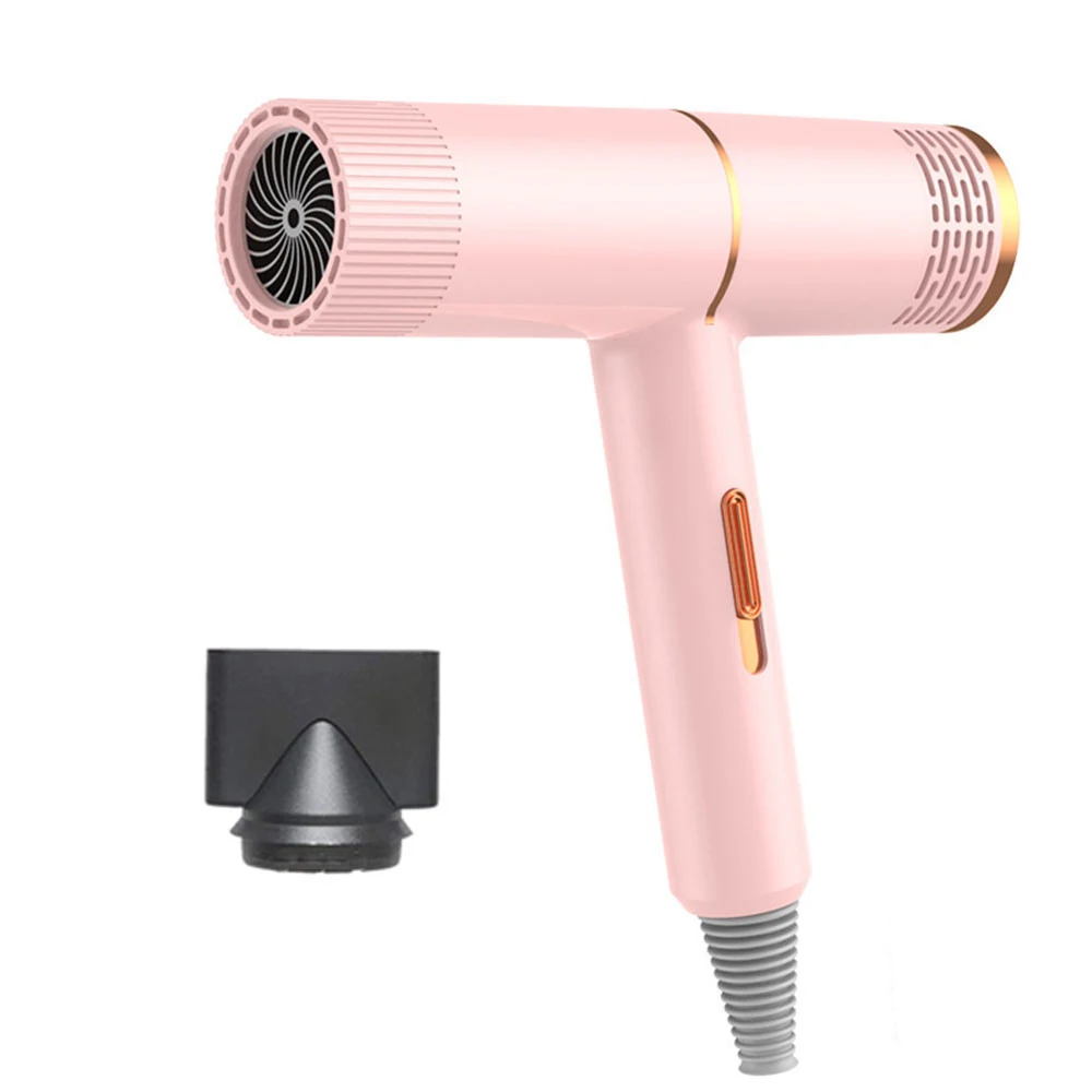 Super Hair Dryer Set, Leafless Negative Ion Dryer Hair Quick Dry Blower Hair High Speed Travel Blow Dryer/