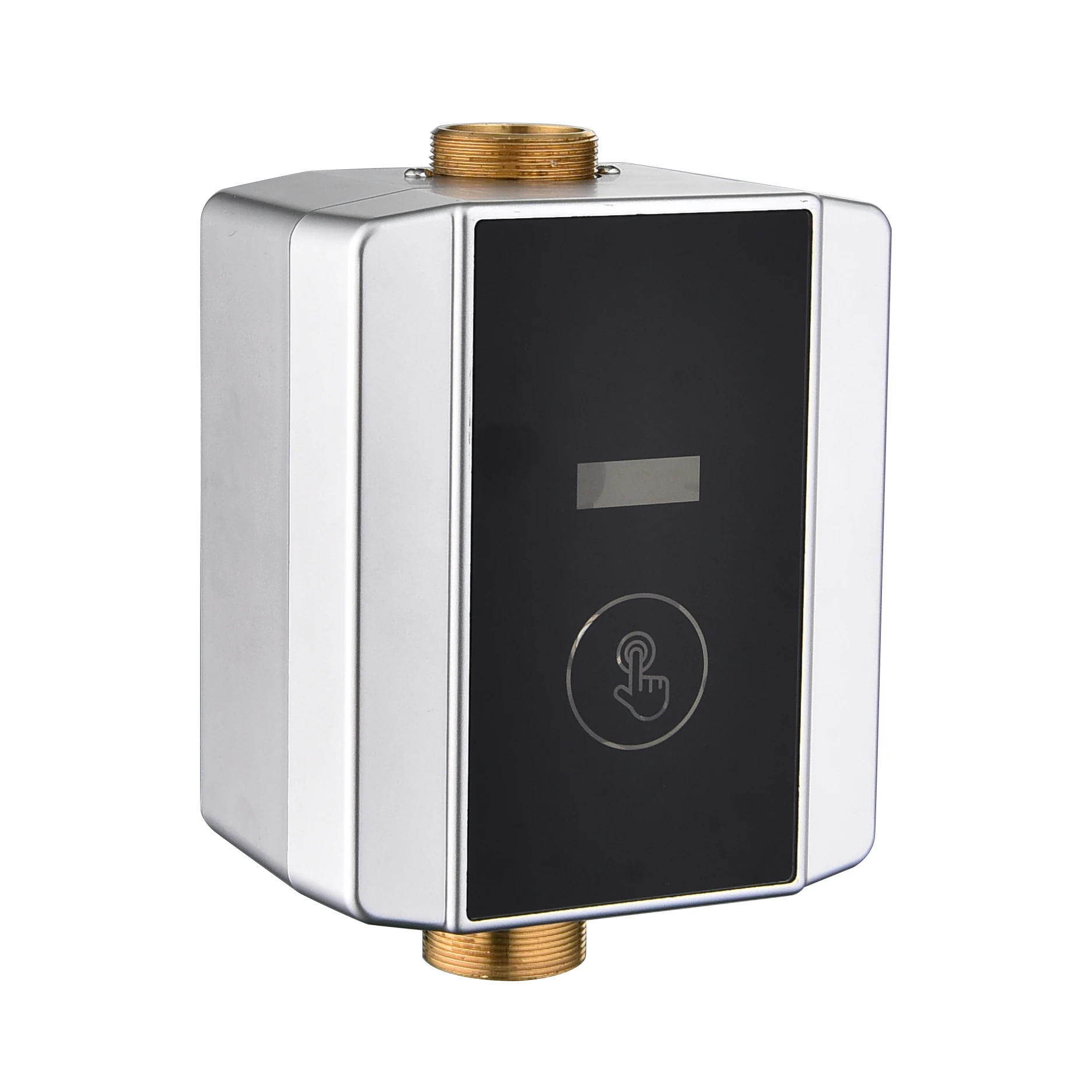 Hotel WC Flush Valve Manual Time Delay Style with Touch Sanitary Ware Wall Mounted Plastic Brass Sense Type for Flushing