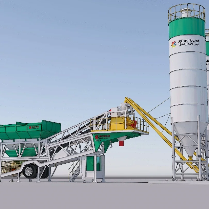mobile concrete ready mix concrete plant for sale