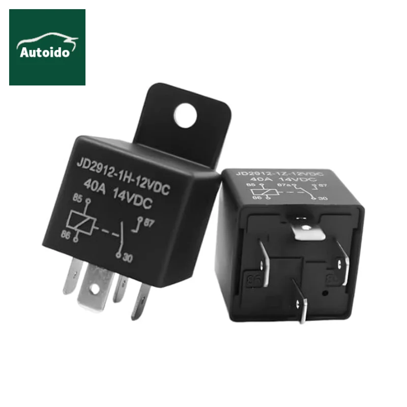 Car Relays 12V 4 Pin 40amp, Spst Model JD2912-1H-12VDC 40A 14VDC, Automotive Switches and Starters, SPST Relay
