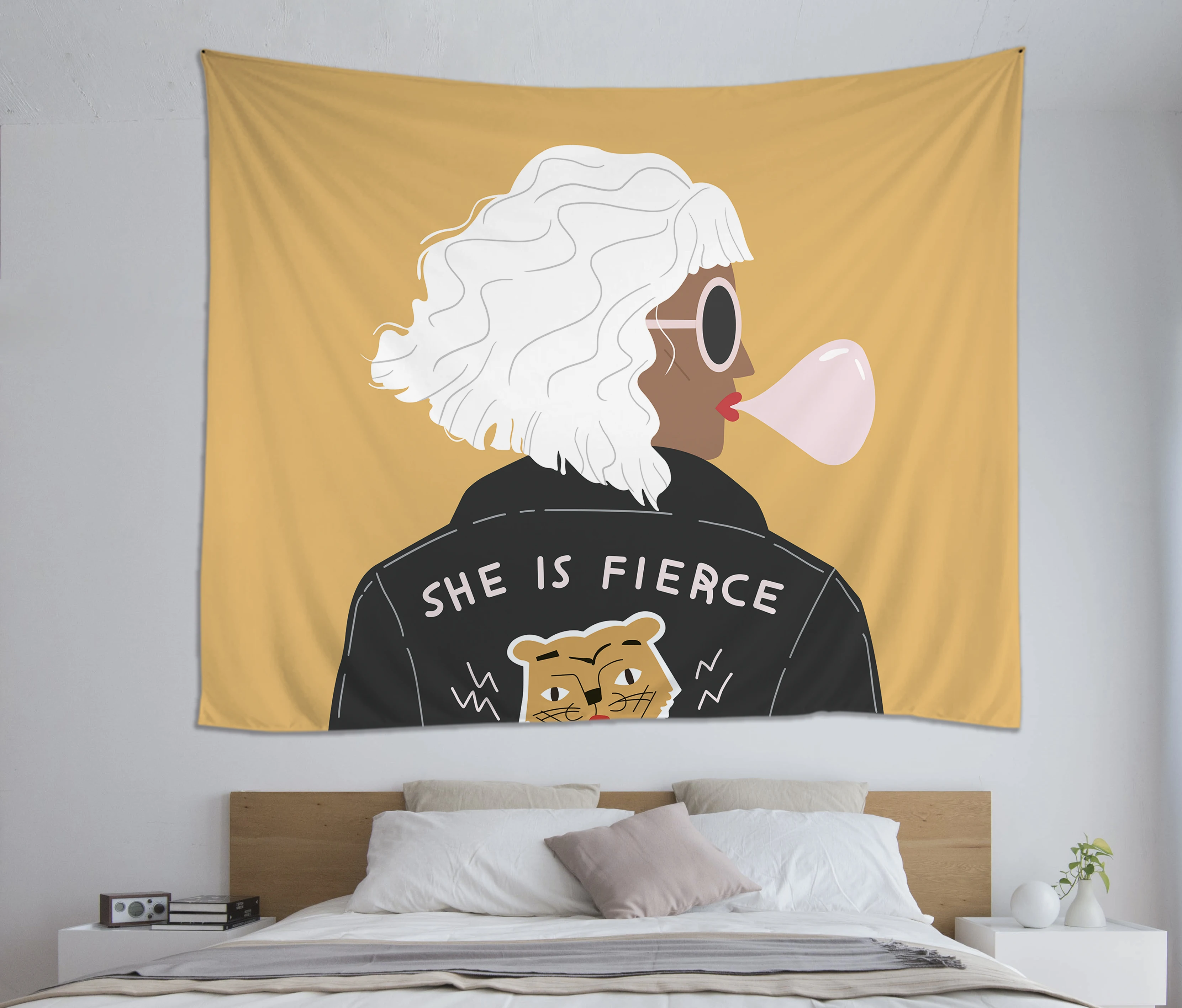 
Fantasy Figure Printed Tapestry Personalized Customized Tapestry Painting Home Decor Polyester Tapestry Wall Hanging 