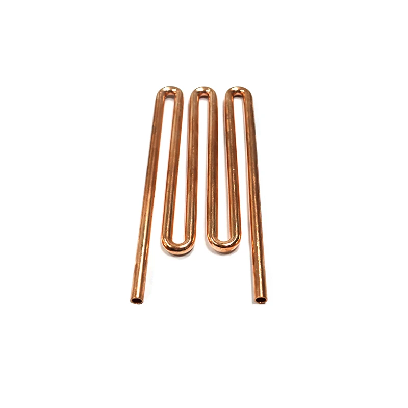 Laser welding cutting OEM ODM flat nickel plated cuivre copper 8mm cooler straight heatpipe