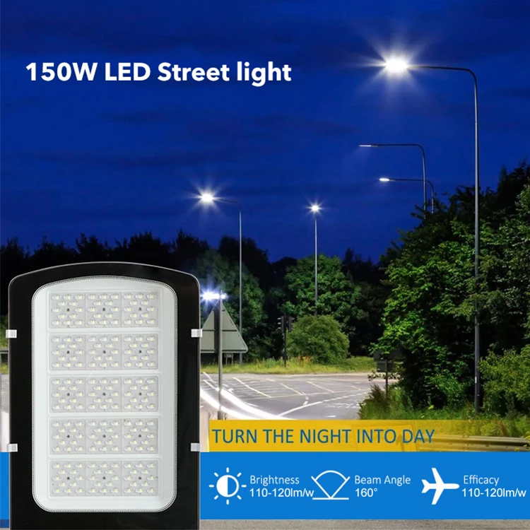 COVEDA High Quality Super Brightness Outdoor Ip66 Waterproof 50w 100w 150w 200w Smd Engineering Led Streetlight