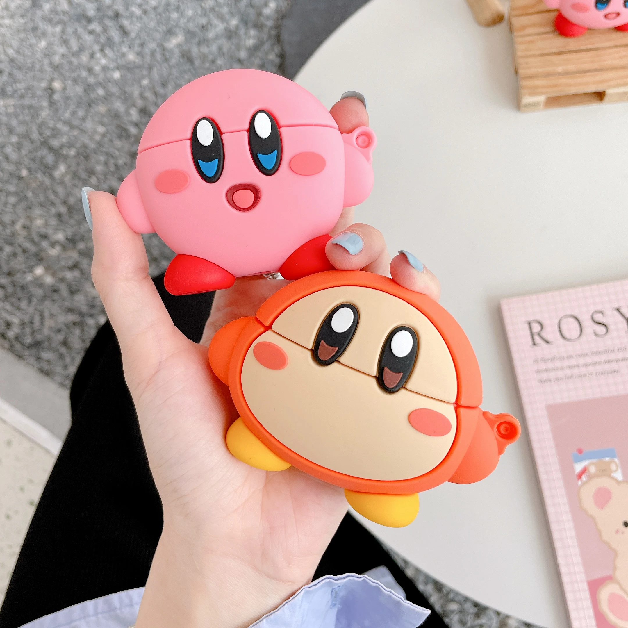 Новые продукты милый силиконовый чехол для наушников Kirby с аниме дизайном Airpod 2022