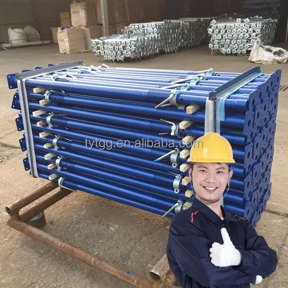 metal heavy duty adjustable shoring posts construction adjustable steel beam support scaffold floor props jack for build