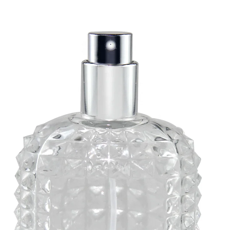 Custom wholesale round 30ml 50ml luxury skin care glass cosmetics packaging empty essential oil perfume spray bottle