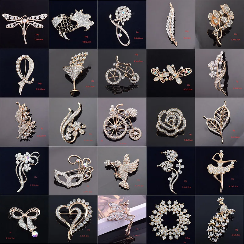 Custom Fashion Metal Brooch Luxury Brooch New Style Brooch For Clothes