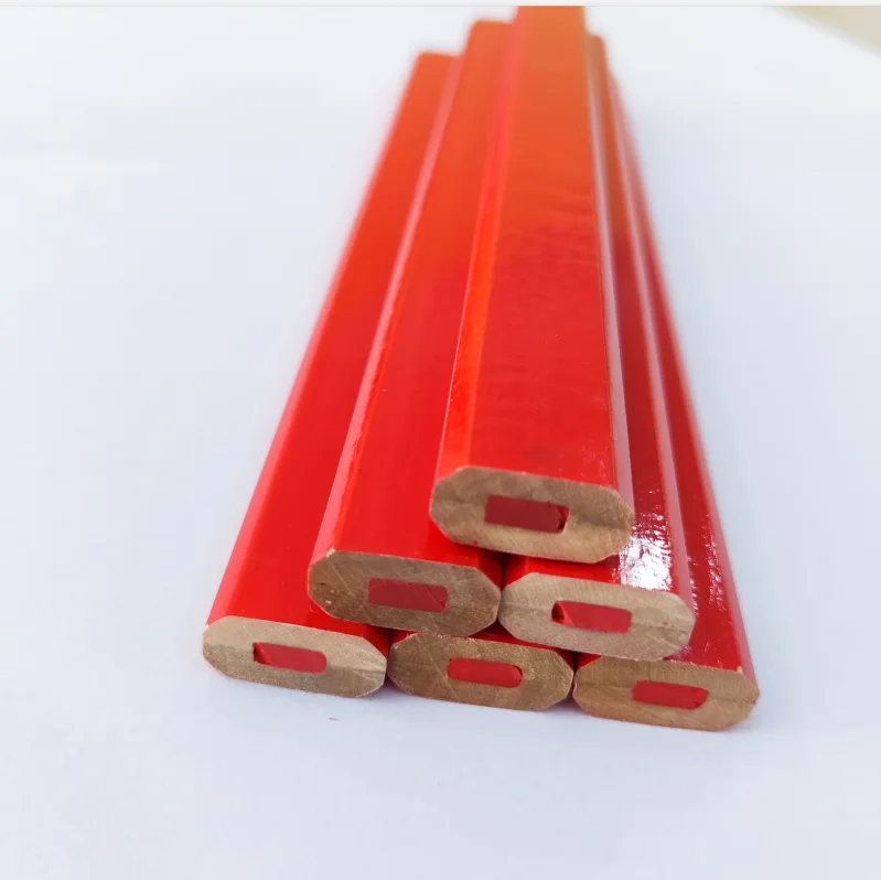 Octagon Standard Woodworking Construction Builder Pencil Carpenter Wooden Pencil For Woodworker