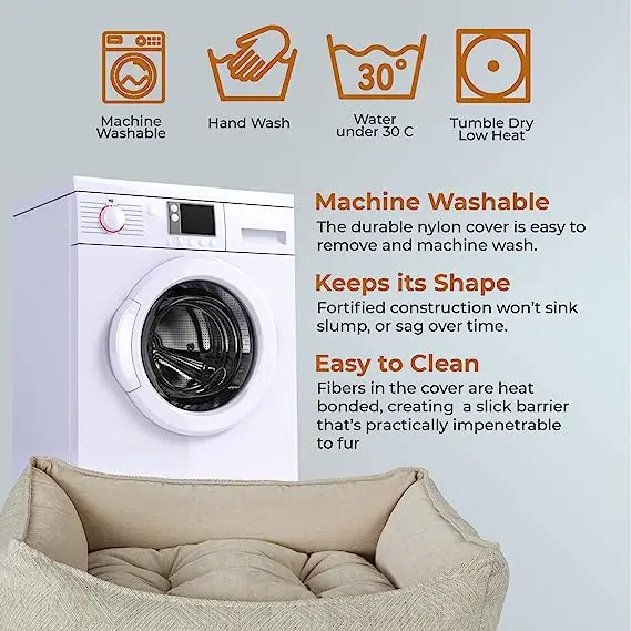 FMT 2023 New LuxuryHigh Quality Dog Sofa Bed with Dog Bed Luxury Cover Dog Cushion Pet Bed