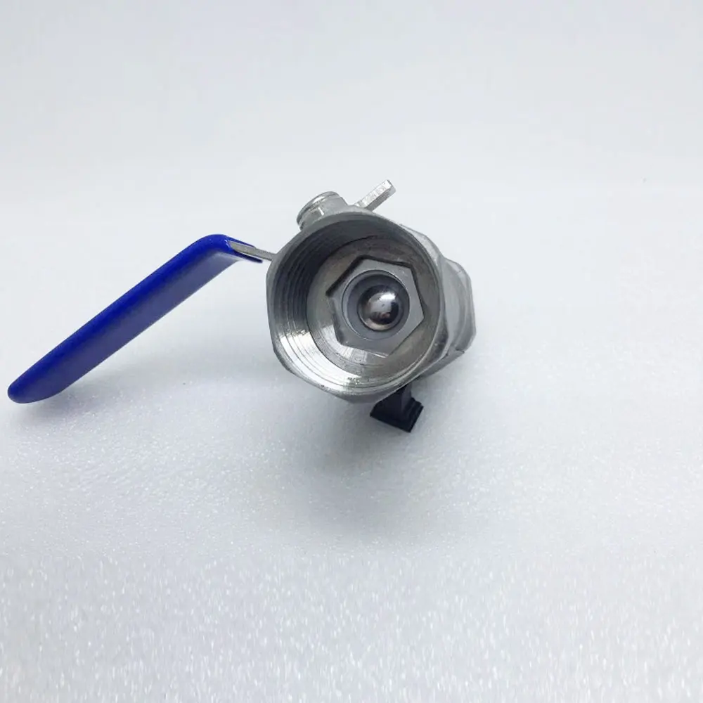 China Valves Manufactures 1pc Stainless Steel DN50 SS304 SS316 Female NPT BSP One Way Ball Valve