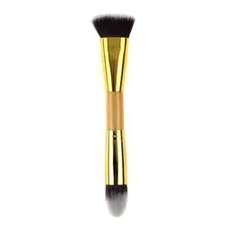 Double-headed Portable Makeup Brush Large Loose Powder Blush Highlight Kabuki Powder Contour Brush Beauty Professional Tool
