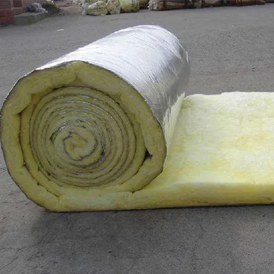 Custom glass wool roll with aluminum foil thermal isolation fiberglass wall insulation glass wool