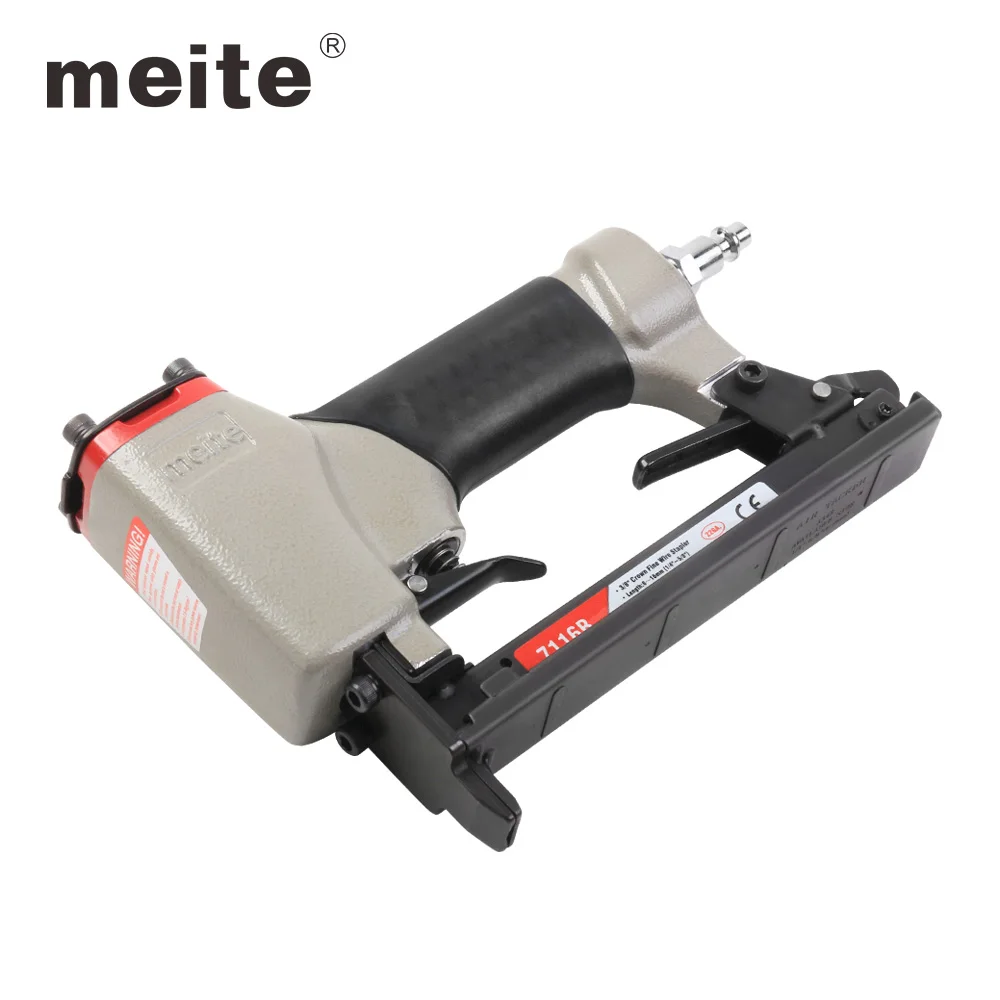 meite 7116 pneumatic stapler air compressors nail guns For wooden nails 6-16mm pneumatic nail gun