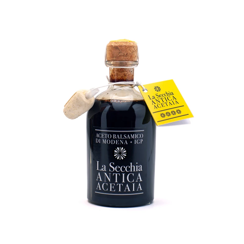 Italian Lasecchia Seasoning Bottle Glass Condiments 10 Years Shelf Life 250ml Balsamic Vinegar of Modena IGP