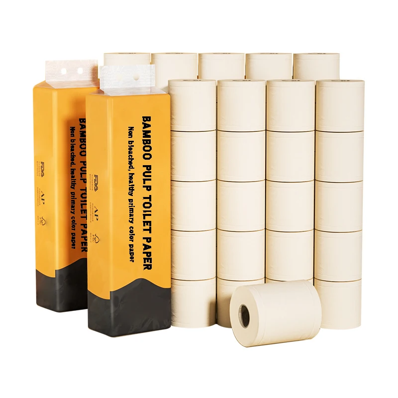 water soluble toilet paper Soft and Hygienic 3 Ply Bathroom Tissue bamboo toilet paper roll