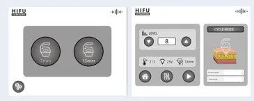  Новая трендовая портативная ультразвуковая машина Hifu для лифтинга лица