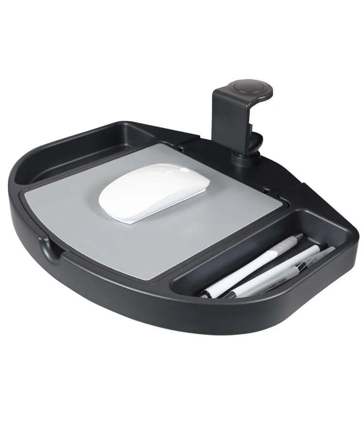 
Clamp On 360 Degrees Swivel Out Mouse Tray with Storage  (62390727167)
