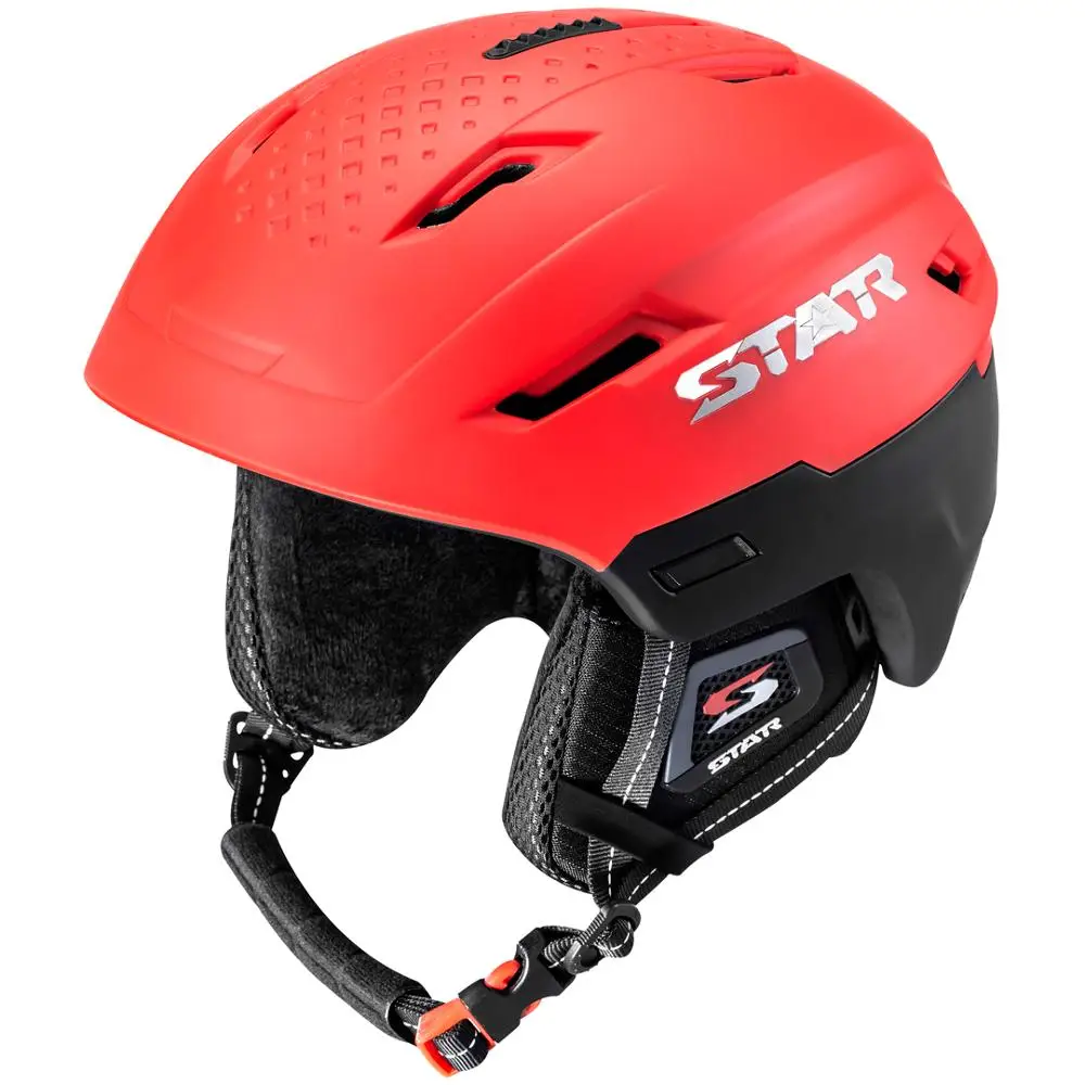 CE, ASTM Approved Outdoor Sports Ski Snowboard Adjustable in mold Helmet for Youth and Adult PC shell