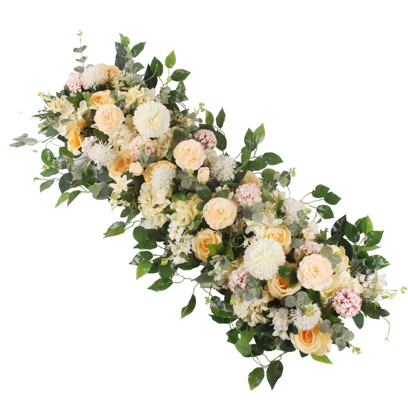 Свадебное украшение, подвесные цветы, свадебный фон с орнаментом, шелковые цветы