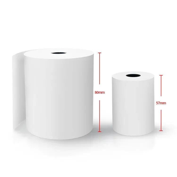 Factory Thermal Paper Rolls 80x80mm 57x40mm Cash for Pos Printer Register Roll Rolling 56*16