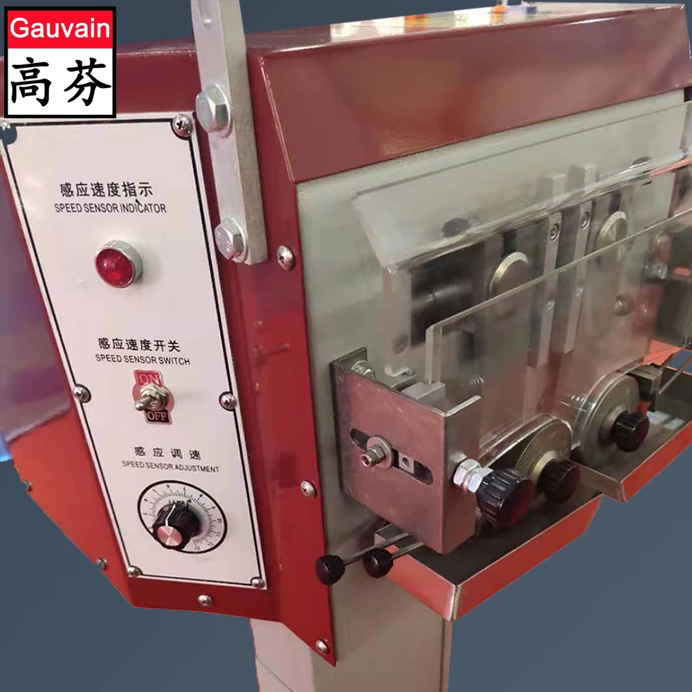 
Double-side electrical leather edge dyeing machine for Belt Bags 