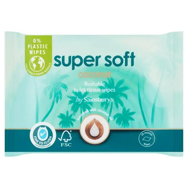 99% Pure Water Soft and Gentle Touch Toilet Feminine Flushable Wipes with Aloe Infused