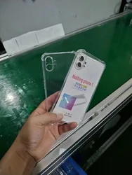 1.5mm Shockproof transparent TPU soft mobile phone back cover nothing phone 1 case