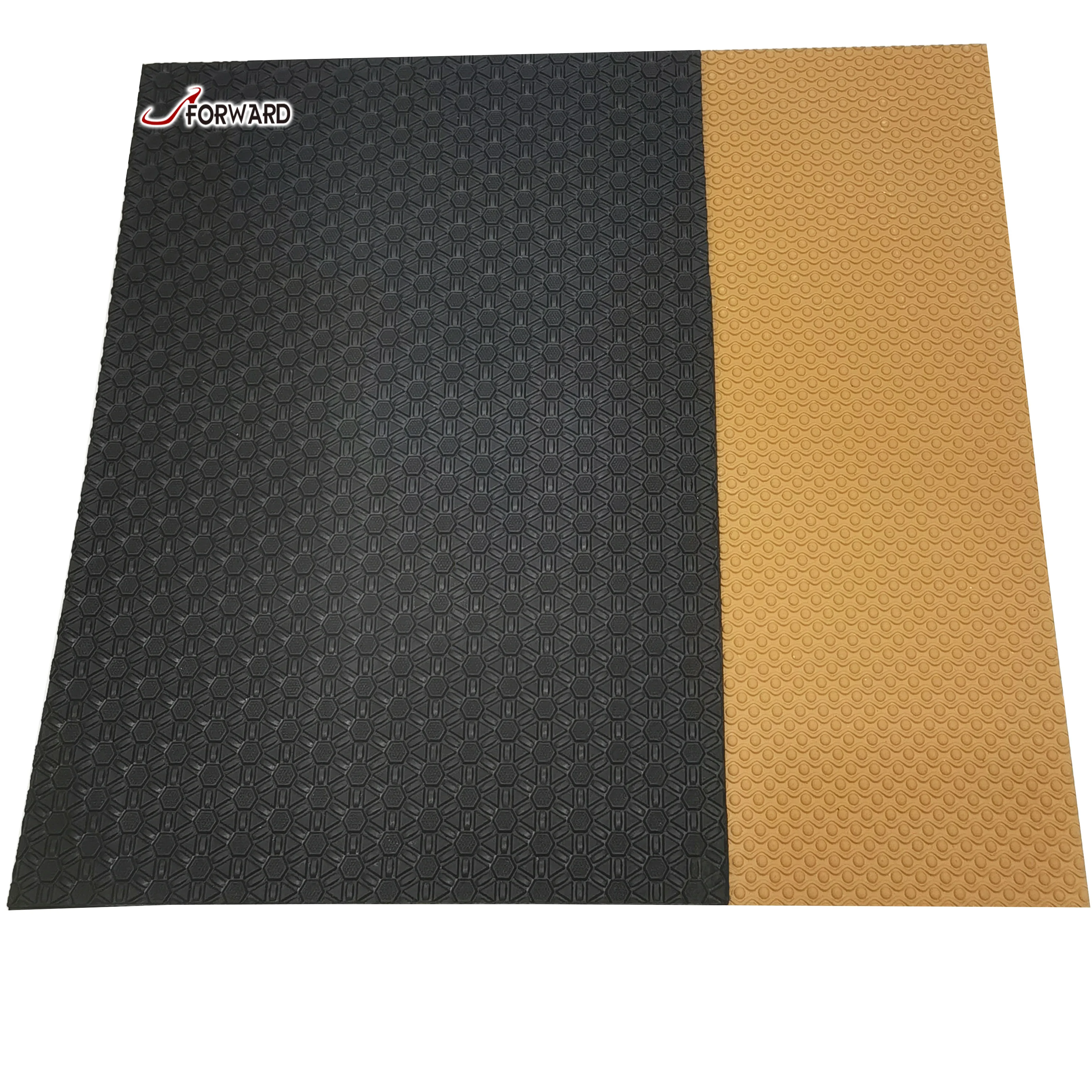 Factory direct price soling anti slip wave with dots good abrasion wear-resistant rubber sheets for shoe soles