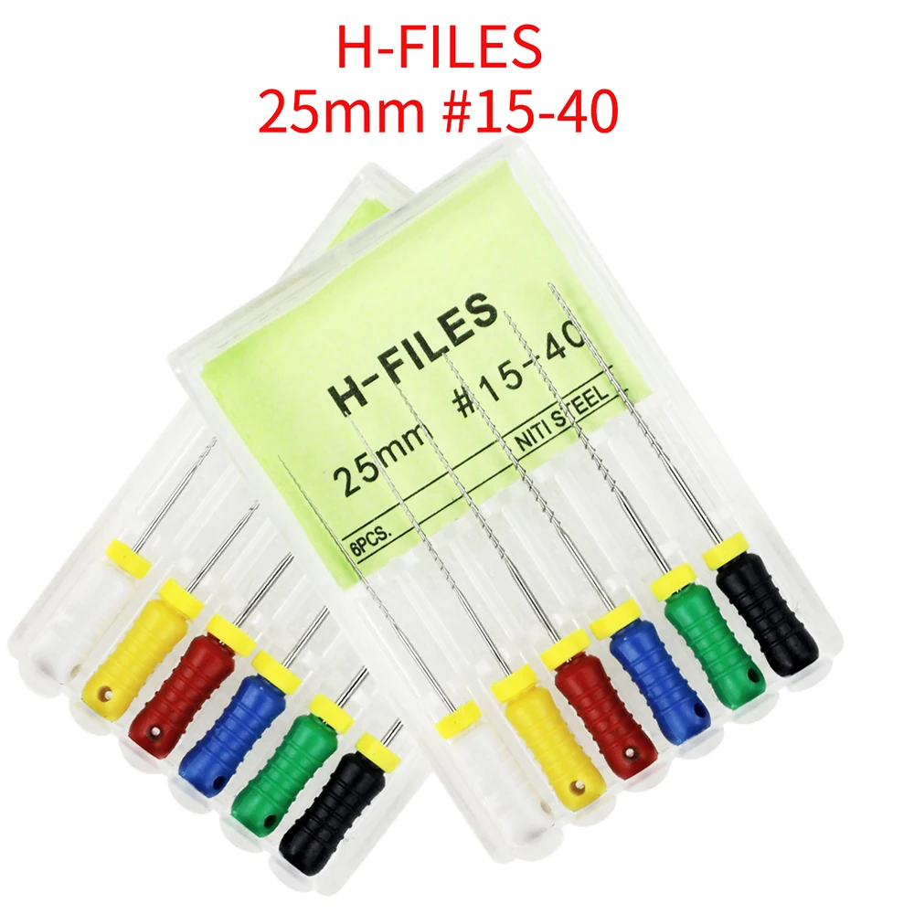 Dental Root Canal File Stainless Steel Hand Use K / H / R / S -Files Endo Files  For Dental Clinic