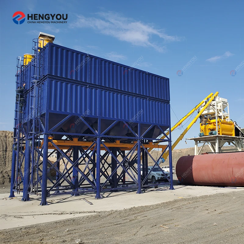 horizontal cement silo  cement 50t silo horizontal containerized cement silo