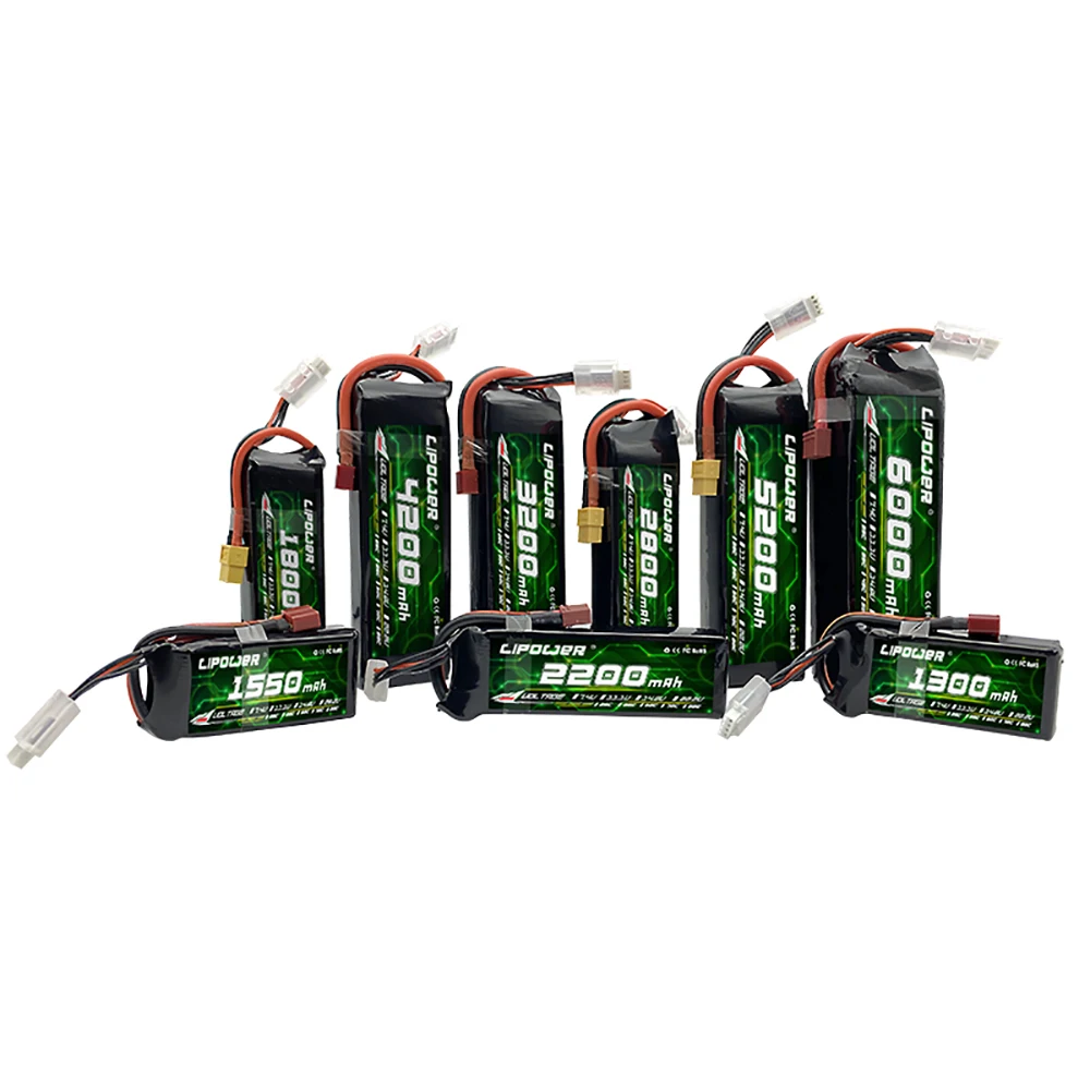 Lipower Lipo аккумулятор 550 мАч 22 2 В 6S высокая оценка 60C 100C 120C батареи для RC автомобиля FPV Поддержка настройки