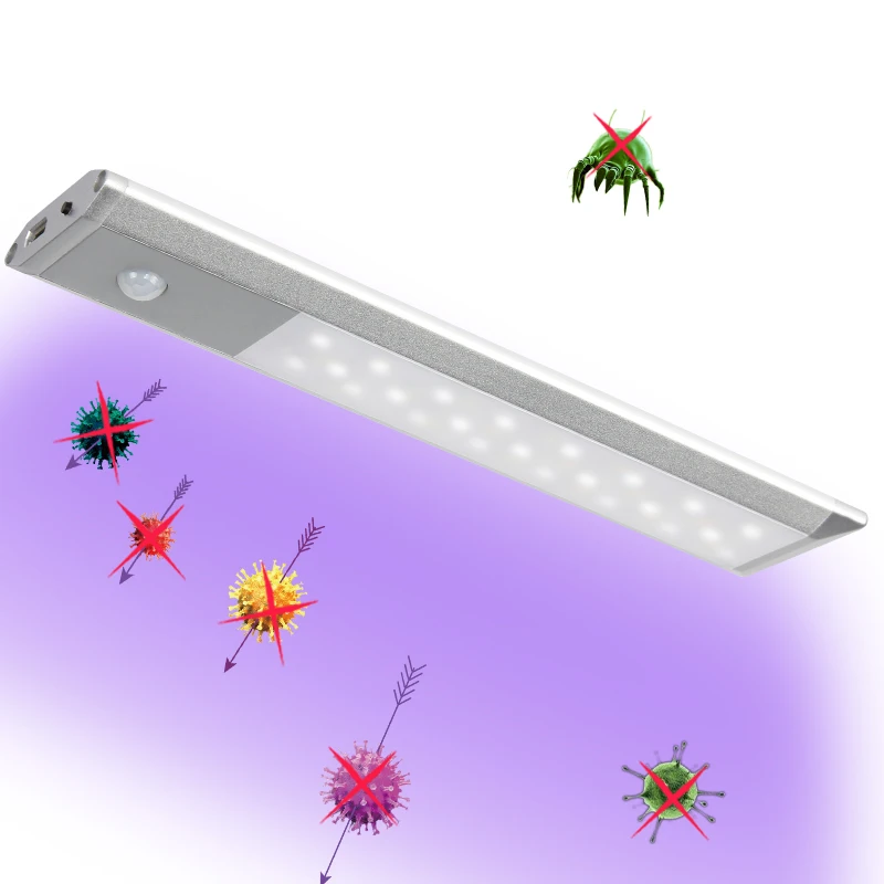 
 Бактерий УФ ультрафиолетовая гермицидная лампа аккумуляторная гардероб светильники под кабинет uvc) Светодиодная лента с usb-питанием usb  