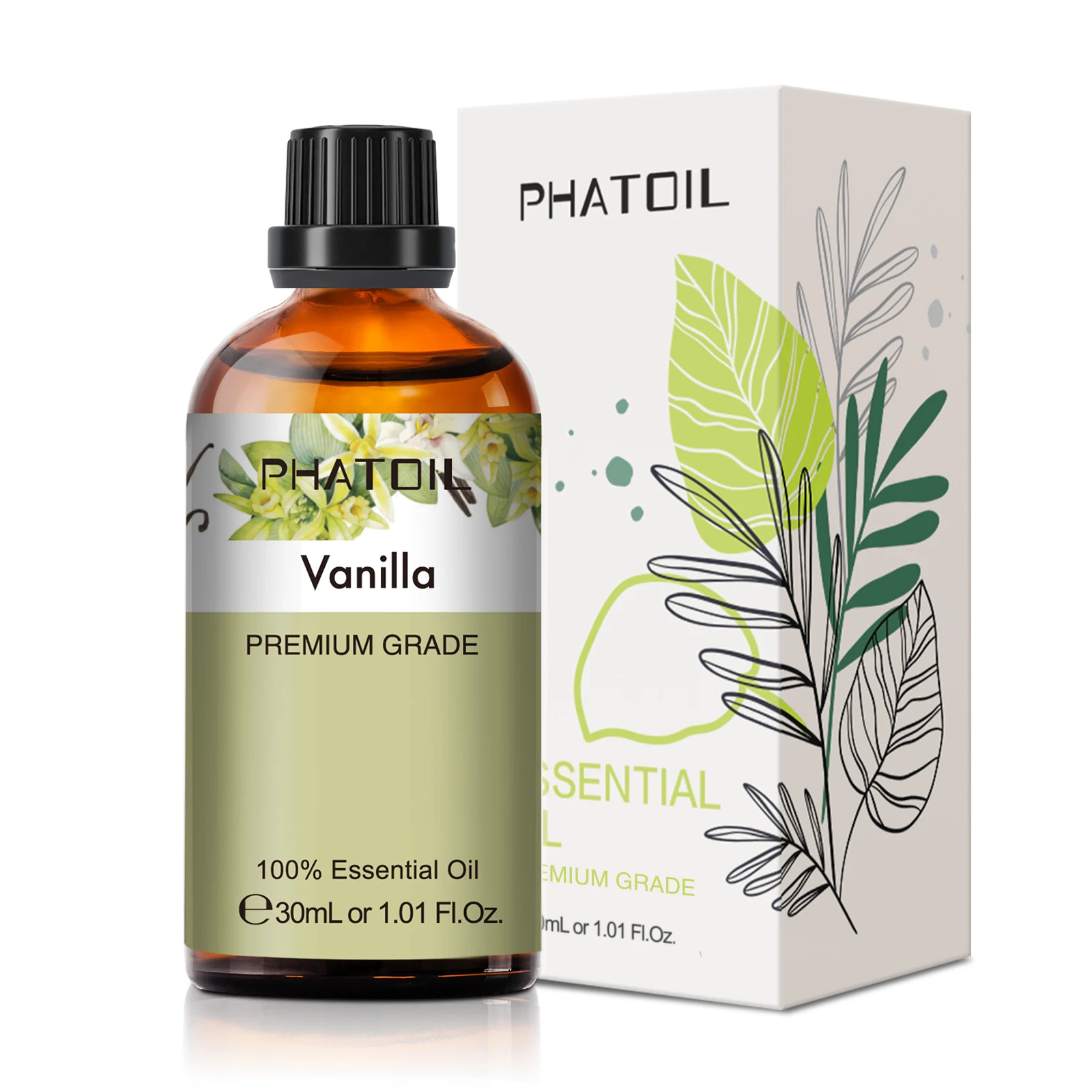 30ML Vanilla Essential Oil Private Label 100% Pure Plant Essential Oil Anxiety Relief Aroma Diffuser