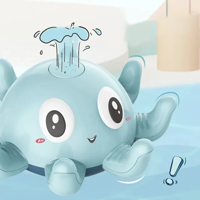 Игрушка для ванны малышей Электрический автоматический распылитель игрушка-Осьминог индукционный плавающий воды