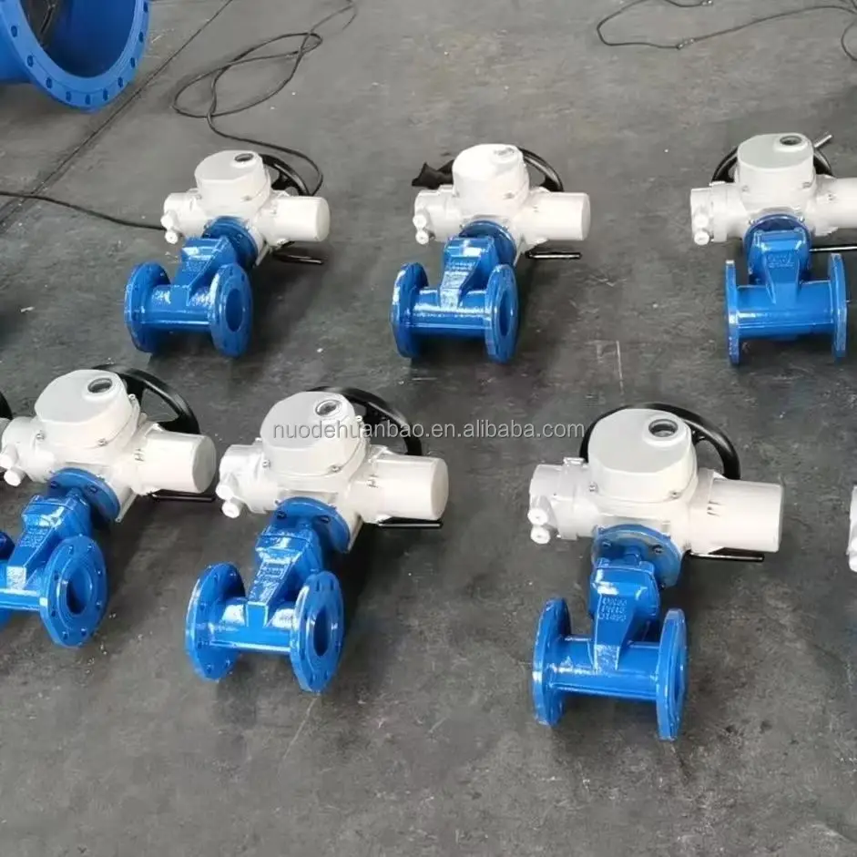 Z945X switch intelligent explosion-proof integrated DENso national standard size electric elastic seat seal cast iron gate valve