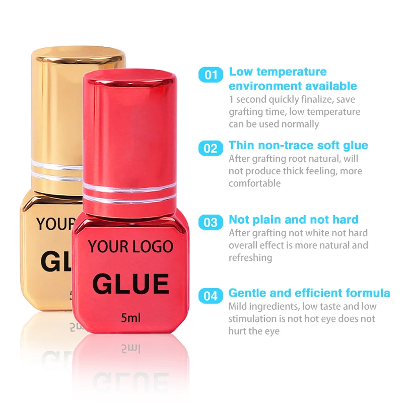 MASSA Free Sample Lash Adhesive Glue Hight Quality Super Strong Waterproof  Eyelash Glue