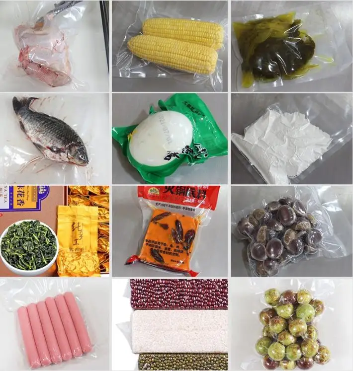 Commercial Marinated Meat Cooked Food Wet and Dry Dual Use Large Bench Vacuum Sealer Packaging Machine